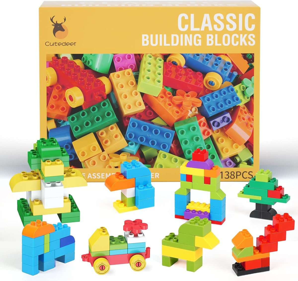 138 Piece Big Building Blocks, view 2