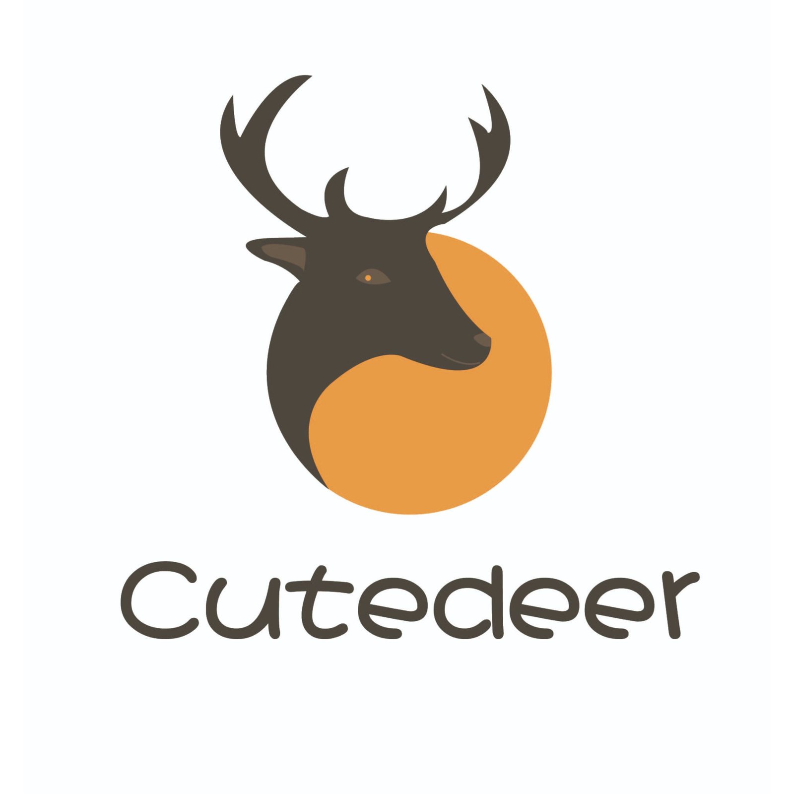 The Cutedeer wordmark on a square badge