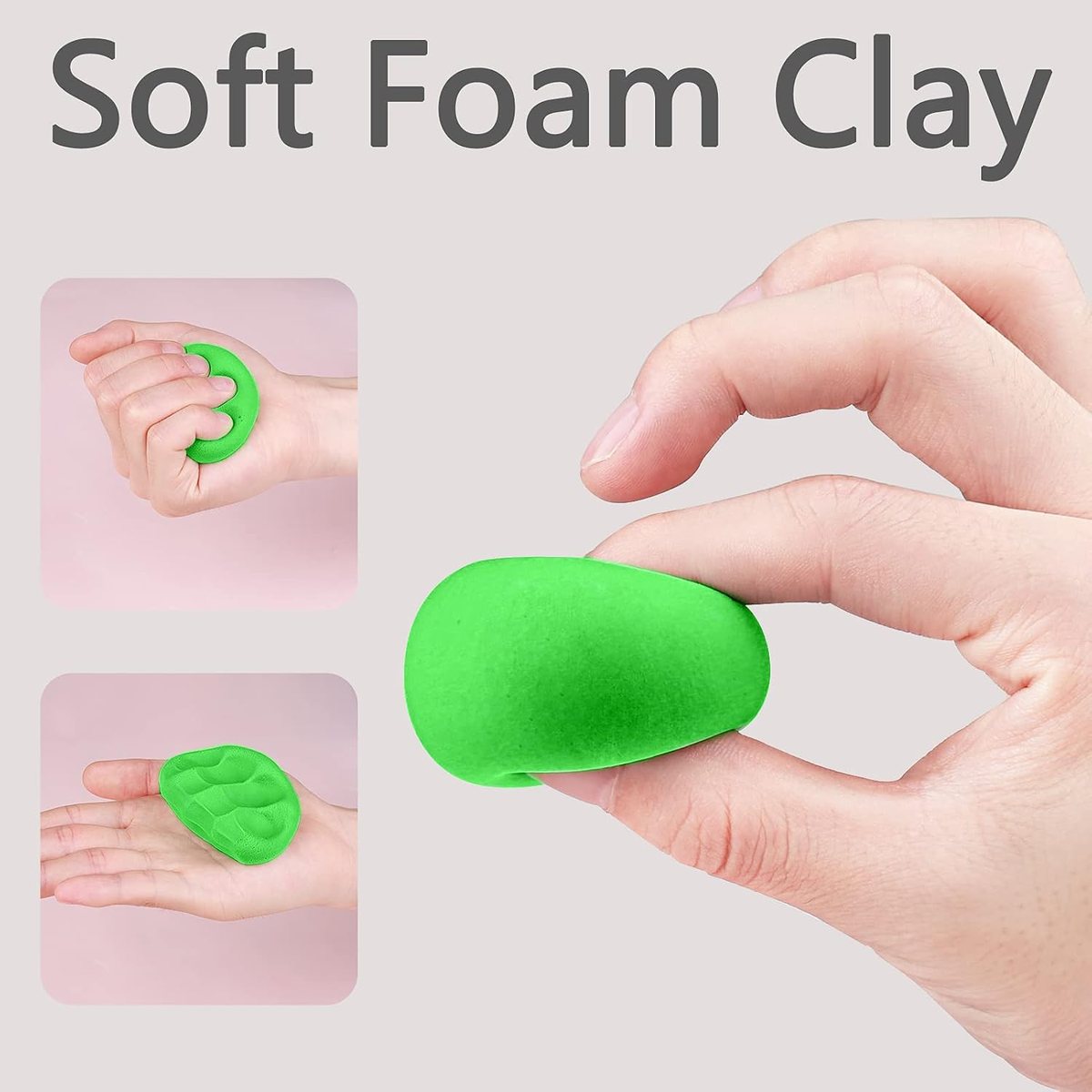 Green Air Dry Clay, 1.1 lb, view 3