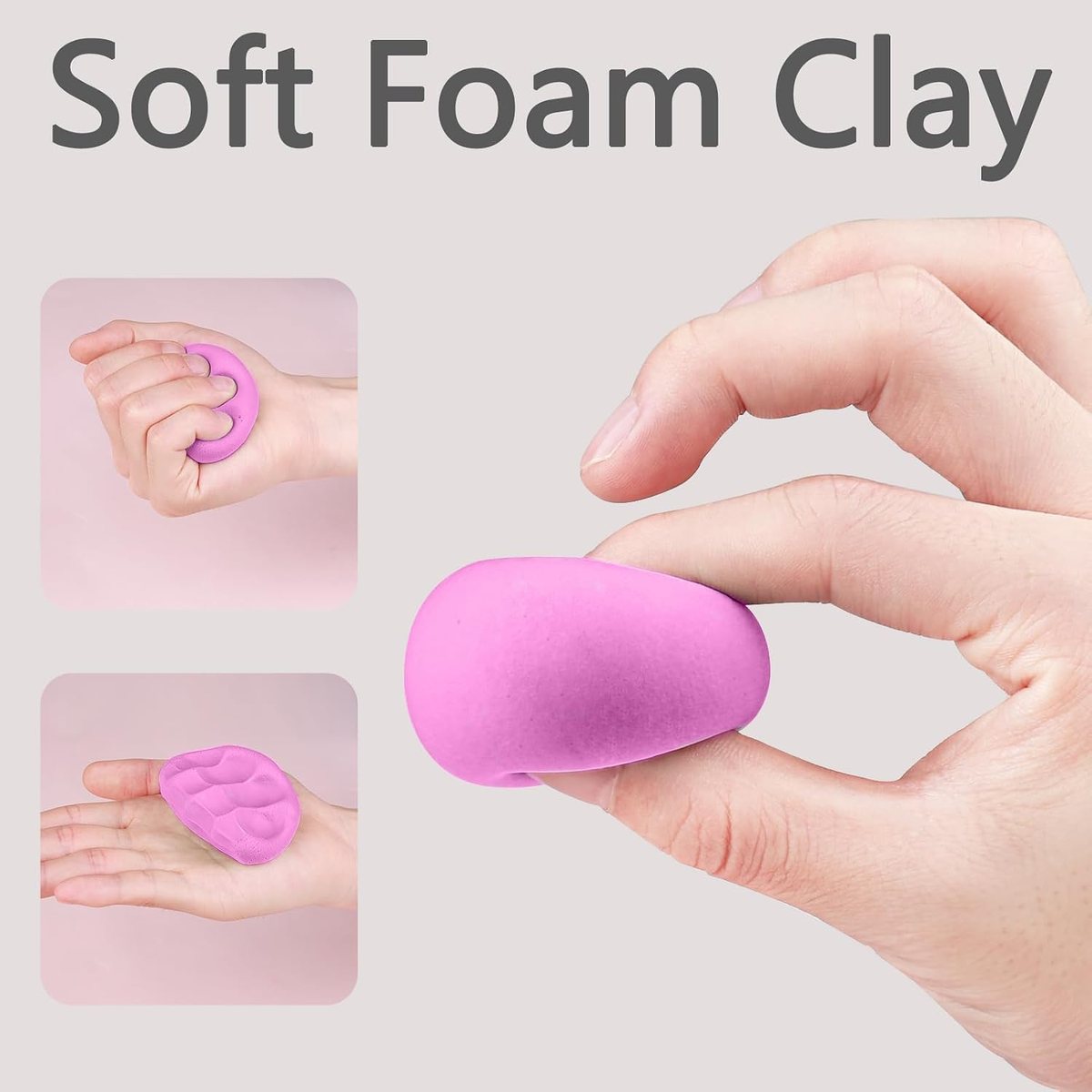 Pink Air Dry Clay, 1.1 lb, view 3